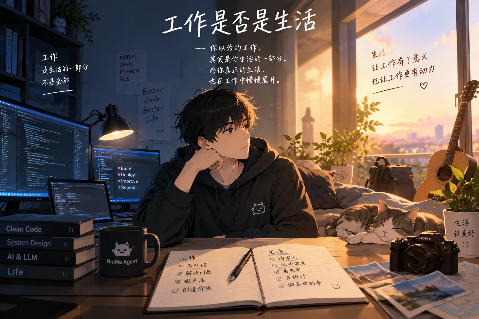 工作是生活的一部分？